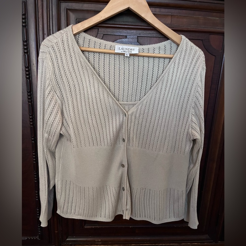 Laundry by Shelli Segal Cardigan & Cami Set